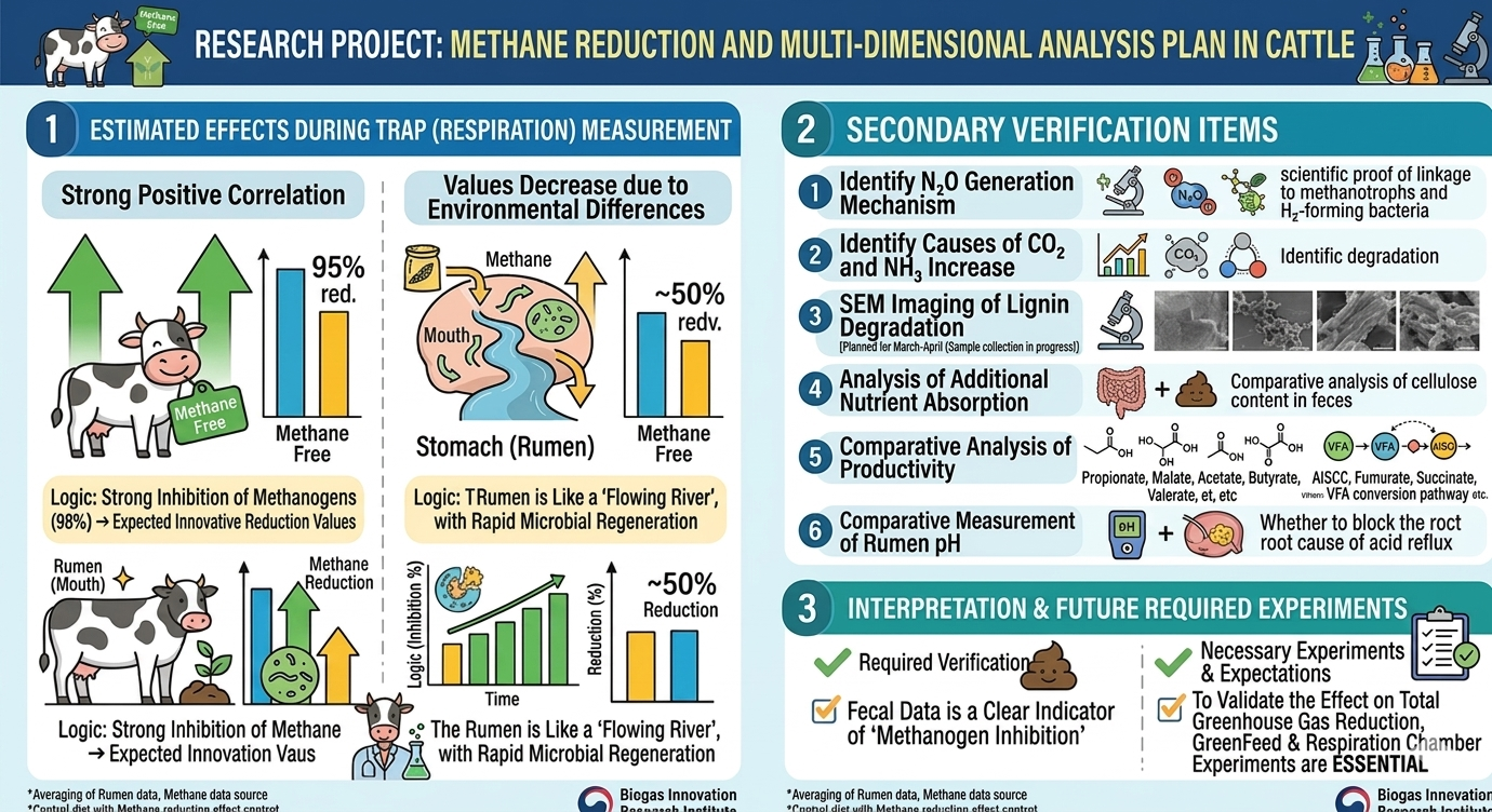 Research project — multi-dimensional analysis plan for bovine methane reduction